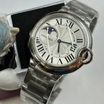 Cartier Ballon Bleu 36mm WSBB0021 (2024) - Zilver wijzerplaat 37mm Staal (1/8)