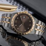 Tudor Royal 28503 (Onbekend (willekeurig serienummer)) - Bruin wijzerplaat 38mm Staal (2/8)