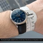Rolex Cellini Time 50509 (2016) - Blue dial 39 mm White Gold case (2/8)