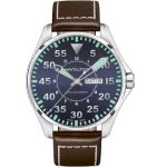 Hamilton Khaki Aviation H64715545 (2025) - Blauw wijzerplaat 46mm Staal (1/1)