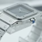 Cartier Santos 2960 (1990) - Wit wijzerplaat 29mm Staal (5/8)