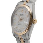 Tudor Prince Date 74033 (Unknown (random serial)) - Silver dial 34 mm Gold/Steel case (6/8)