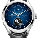 Baume & Mercier Clifton M0A10593 (2025) - Blauw wijzerplaat 42mm Staal (1/1)
