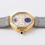 Gérald Genta Unknown g2747 (Unknown (random serial)) - White dial 33 mm Yellow Gold case (7/8)