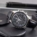 Omega Speedmaster Professional Moonwatch Moonphase 3876.50.31 (2000) - Zwart wijzerplaat 42mm Staal (2/8)