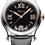 Chopard Happy Sport 278582-6014 (2026) - Black dial 36 mm Gold/Steel case (1/1)