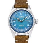 Oris Miles Tonneau 01 754 7779 4065-Set (2023) - Blauw wijzerplaat 38mm Staal (2/3)