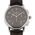 Montblanc Star 118515 (2023) - Grijs wijzerplaat 41mm Staal (1/4)