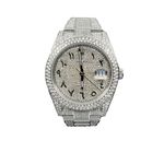 Rolex Datejust 41 126300 (2021) - Diamant wijzerplaat 41mm Staal (1/8)