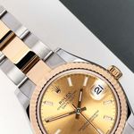Rolex Datejust 31 278273 (2023) - Gold dial 31 mm Gold/Steel case (3/7)