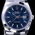 Rolex Datejust 41 126300 (2022) - Blue dial 41 mm Steel case (8/8)