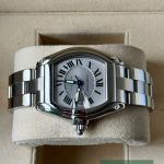 Cartier Roadster W62000V3 (2010) - Zilver wijzerplaat 38mm Staal (4/7)