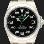 Rolex Air-King 126900 (2022) - Zwart wijzerplaat 40mm Staal (2/8)