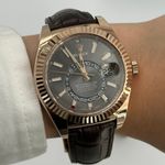 Rolex Sky-Dweller 326135 GREY INDEX (2024) - Grey dial 42 mm Rose Gold case (1/8)