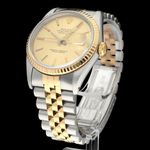 Rolex Datejust 36 16233 (1990) - Champagne dial 36 mm Gold/Steel case (4/8)