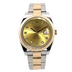 Rolex Datejust 41 126333 (2018) - Champagne wijzerplaat 41mm Goud/Staal (1/7)