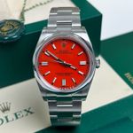 Rolex Oyster Perpetual 36 126000 (2023) - Rood wijzerplaat 36mm Staal (2/5)