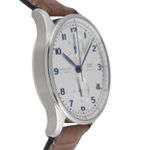 IWC Portuguese Chronograph IW371617 (2020) - Silver dial 41 mm Steel case (7/8)