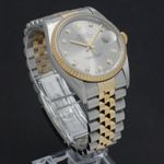 Rolex Datejust 36 16233 (1997) - Grey dial 36 mm Gold/Steel case (6/7)