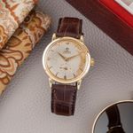 Omega Vintage 2659 (1950) - Champagne wijzerplaat 34mm Geelgoud (1/8)
