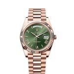 Rolex Day-Date 40 228235 (2025) - Groen wijzerplaat 40mm Roségoud (1/1)