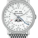 Blancpain Villeret Quantième Complet 6676-1127-MMB (2024) - White dial 41 mm Steel case (2/2)