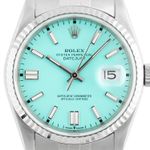 Rolex Datejust 36 16234 (1993) - Turquoise dial 36 mm Steel case (2/5)