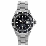 Rolex Submariner Date 16610 (2009) - Zwart wijzerplaat 40mm Staal (1/6)