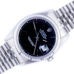 Rolex Datejust 36 16014 (1984) - Zwart wijzerplaat 36mm Staal (1/8)