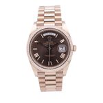 Rolex Day-Date 40 228235 (2025) - Bruin wijzerplaat 40mm Roségoud (1/7)