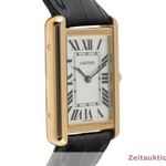 Cartier Tank Solo W5200004 (2015) - Silver dial 35 mm Yellow Gold case (7/8)