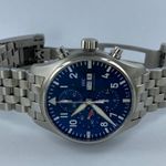 IWC Pilot Chronograph IW377717 (2021) - Blue dial 43 mm Steel case (2/8)