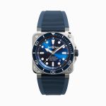 Bell & Ross BR 03 BR03A-D-BLU-ST/SRB (2025) - Blauw wijzerplaat Onbekend Staal (1/1)