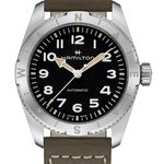 Hamilton Khaki Field H70225830 (2026) - Zwart wijzerplaat 37mm Staal (1/4)