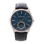 Jaeger-LeCoultre Master Ultra Thin Moon Q13635E1 (2021) - Blauw wijzerplaat 39mm Witgoud (1/4)