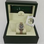 Rolex Lady-Datejust 179171 (2016) - Blue dial 26 mm Gold/Steel case (8/8)