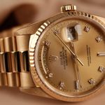 Rolex Day-Date 36 18238 (1988) - Champagne dial 36 mm Yellow Gold case (6/8)