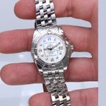 Breitling Cockpit Lady A71356 (2008) - Parelmoer wijzerplaat 32mm Staal (7/7)