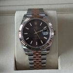 Rolex Datejust 41 126331 (2025) - Brown dial 41 mm Gold/Steel case (6/7)