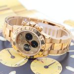 Rolex Daytona 116528 (Onbekend (willekeurig serienummer)) - Champagne wijzerplaat 40mm Geelgoud (6/8)