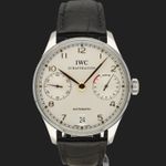 IWC Portuguese Automatic IW500114 (2016) - Zilver wijzerplaat 42mm Staal (3/8)