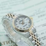 Rolex Lady-Datejust 69173 (1994) - Wit wijzerplaat 26mm Goud/Staal (1/8)
