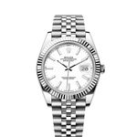 Rolex Datejust 41 126334 (2025) - Wit wijzerplaat 41mm Staal (1/1)