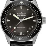 Blancpain Fifty Fathoms 5100B-1110-B52A (2024) - Grey dial 38 mm Steel case (1/8)