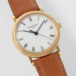 Patek Philippe Calatrava 3802J (Onbekend (willekeurig serienummer)) - Wit wijzerplaat 34mm Geelgoud (6/8)
