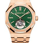 Audemars Piguet Royal Oak Tourbillon 26533OR.OO.1220OR.01 (2025) - Green dial 41 mm Rose Gold case (1/1)