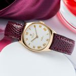 Rolex Cellini 4129 (1976) - Zilver wijzerplaat 25mm Geelgoud (2/8)