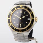 Omega Seamaster 368.1062 (1989) - Black dial 38 mm Gold/Steel case (1/8)