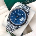 Rolex Datejust 41 126334 (2023) - Blauw wijzerplaat 41mm Staal (4/7)