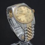 Rolex Datejust 36 16013 (1988) - Goud wijzerplaat 36mm Goud/Staal (6/7)